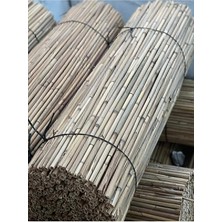 Doğal Kamış Hasır Çit 1m x 5m Doğal Bambu -Bahçe Çiti - Gölgelik Hasır -Tavan Dekorasyon Turkuaz Tek Ebat 100 x 500