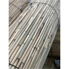 Doğal Kamış Hasır Çit 1m x 5m Doğal Bambu -Bahçe Çiti - Gölgelik Hasır -Tavan Dekorasyon Turkuaz Tek Ebat 100 x 500