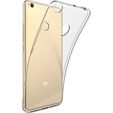 Xiaomi Mi Max 2 Kılıf Hgea Süper Silikon Kapak-Renksiz