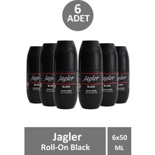Jagler Man Roll-On Black 50 ml 6 Adet