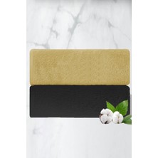 2 Li Lüks El Yüz Havlu Seti 50X90 cm %100 Pamuklu Gramajlı Sija