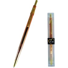 Nikelajlı Metalik 0,7 mm Uçlu Kalem Kutuda Hediyelik 1 Adet