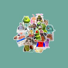 Meme Mizah Sticker Paketi -Bullet Journal - Ajanda - Planner - Defter - Laptop Etiket Çıkartma Çok Renkli 10 x 15 Paket Boyutu 3 x 5 cm Stickerlar Paket Içeriği 25 Adet Dadi Ramba Sticker