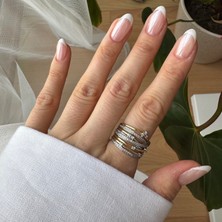 Venüs Design Çelik Beth Yüzük Modern Tasarım Dayanıklı Paslanmaz Çelik Standart Beden