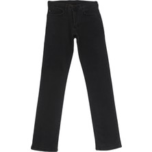 Denim Cartel Fistan Store Erkek Füme Yüksek Bel Rahat Kesim Boru Paça Büyük Beden Jean Pantolon