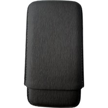 Cohiba Füme Üçlü Deri Puro Kılıfı