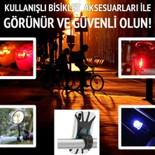 Upway Bisiklet Far Çakar Ayna Telefon Tutucu Bisiklet Aksesuar Seti