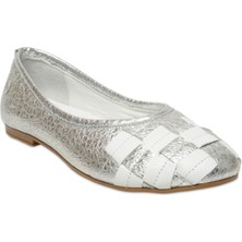 Mammamia D25YA-7350Z Günlük Gümüş Kadın Babet