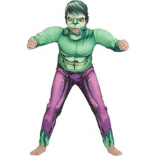 Hulk Kaslı Çocuk Kostümü