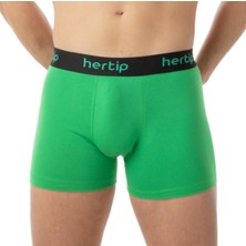 Hertip Yeşil Modal Boxer Full Comfort Rahat Kesim 6'lı Paket