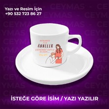 Annelere Özel Isim Baskılı Ilk Annelere Özel Renkli Kupa Bardak