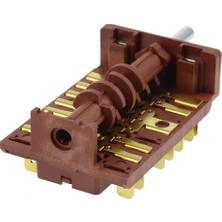 FullYedek Termikel Fırın Komutatör 7+8 Kademe Şalteri , 4 Konum + Off Şalter