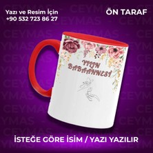 Kişiye Özel Isimli Yılın Babaannesi Hediyelik Renkli Kupa Bardak