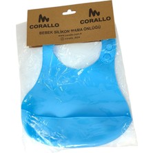 Corallo Silikon Bebek Mama Önlüğü – Ayarlanabilir, Gıda Sınıfı, Cebli