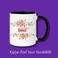 Anneler Günü Dünyanın En Güzel Annesi Renkli Kupa Bardak Modelleri