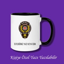 Kişiye Özel Renkli Bekçi Meslek Kupası