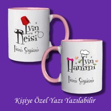 Evin Reisi ve Evin Hanımı Baskılı Kişiye Özel Kupa Bardak