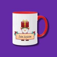 Kişiye Özel Resimli Yılbaşı Tasarım Isim Baskılı Eko Kupa Bardak