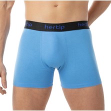 Hertip Çok Renkli Modal Boxer Full Comfort Rahat Kesim 6'lı Paket (Kırmızı-Gri-Yeşil-Sarı-Mavi-Turuncu)