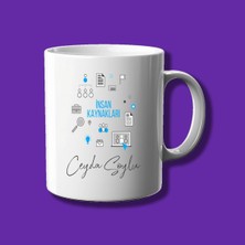 Kişiye Özel Meslek Kupası - Insan Kaynaklarına Özel Isimli Kupa Bardak