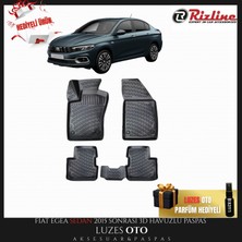 Rizline Fiat Egea Sedan 3D Havuzlu Paspas 2020 Model Uyumlu