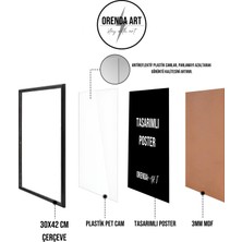 Orenda Art The Weeknd - Starboy Albüm Spotify Çerçeveli Poster Tablo