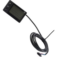 S866 Elektrikli Bisiklet Ekran LCD Metre 24 V 36 V 48 V Elektrikli Scooter Kontrol Paneli ile Sm Fiş (Yurt Dışından)