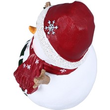 Noel Akvaryum Dekorasyon Çok Amaçlı Peyzaj Reçine Noel Balık Tankı Süsler Akvaryum Ev Ofis Noel Kardan Adam (Yurt Dışından)