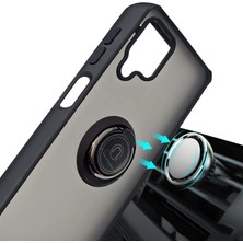 iPhone 13 Pro Max Uyumlu Arkası Sert Kenarları Yumuşak Yüzüklü Kılıf(Şeffaf)