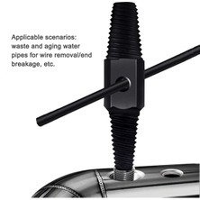 Hasarlı Kırık Musluk Batarya Çıkarma Aleti Çift Taraflı Ters Kılavuz Hasarlı Civata Çıkartıcı