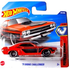 Muscle Mania '71 Dodge Challenger 1/10 - 131/250 Tekli Metal Araç 1/64 Ölçek