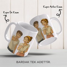 Studio Ghibli Tarzında Kişiye Özel Karikatür Kupa – Anılarınızı Animelere Taşıyın!