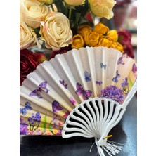 baytoptan Plastik Desenli Yelpaze