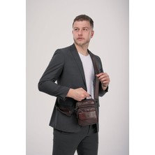 ÇÇS 31621 Hakiki Deri Askılı Çanta