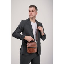 ÇÇS 31604 Hakiki Deri Askılı Çanta
