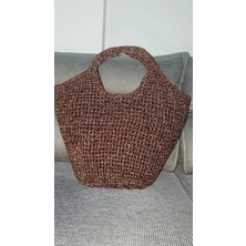 Gojo Handmade Bakır Metalik Ip Plaj Çantası