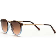 SİTRİN-2362 C12 Kahverengi/mavi Unisex Güneş Gözlüğü