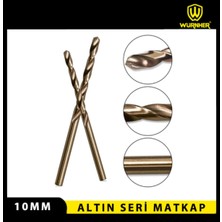 10MM Altın Seri Matkap Ucu Kobaltlı