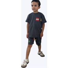 Erkek Çocuk LEGO Baskılı Şortlu Alt Üst Takım