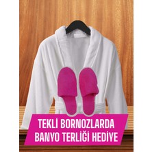 Bornoz Tekli Bay Bayan -Terlik Hediyeli