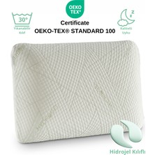 Rudu Hidrojel Hydrogel Kılıf Visco Visko Bütün Sünger Yastık 60 x 40 x 15  cm  1350 gr Omuz/boyun Destekli