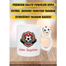 Kişiye Özel Kişiselleştirilebilir Futbol Toplu Kendin Tasarla Kupa Bardak