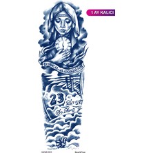 BP Tattoo Kalıcı 1 Ay Süreli Gerçekçi Bulut Dövmesi Rahibe Kol Kaplama Dövmesi Tüm Yaşlar İçin Uygun