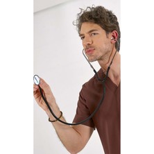Uçak Medikal Erkek U-Flex Likralı Scrubs Takım Doktor & Hemşire Forması