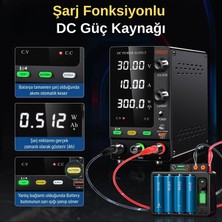 Smartgift 0-60V/5A Ayarlanabilir Dc Güç Kaynağı Voltaj Regülatörü Şarj Fonksiyonlu Model (Siyah)