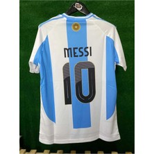 Arjantin Messi Yetişkin Kısa Kol Taraftar T-Shirt