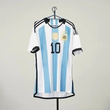 Arjantin Messi Yetişkin Kısa Kol Taraftar T-Shirt