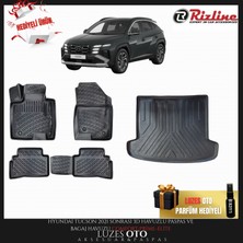 Rizline Hyundai Tucson 3D Havuzlu Paspas ve Bagaj Havuzu Comfort-Prime-Elite  2021 Model Uyumlu BENZİN/DİZEL