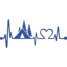 Kamp Love Ritim Sticker 17X17 cm Mavi