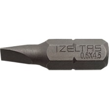 Düz Bits Uç 0.6x4.5 (25MM)